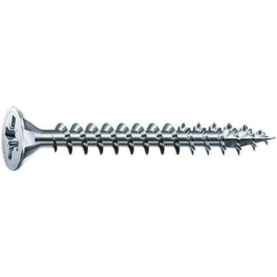 Afbeelding van Spax Spaanplaatschroef platverzonken kop verzinkt pozidriv 5.0x70mm (per 200 stuks)