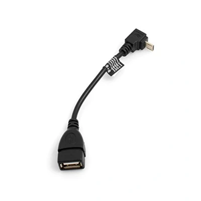 Afbeelding van System S Micro USB stekker 90 graden neerwaarts hoek kabel naar type A bus adapter 13 cm