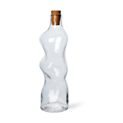 Afbeelding van Ferm LIVING Dimple waterkaraf 1 liter Transparant