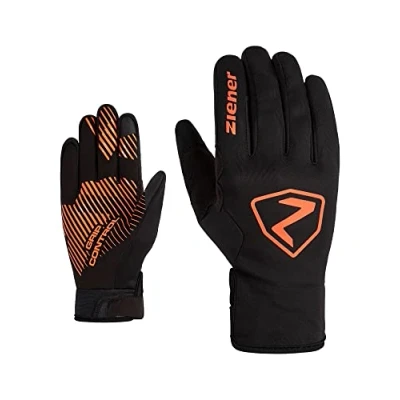 Afbeelding van Ziener Unisex SMU 22 GTX INF 274 TOUCH fietshandschoenen lange vingers Gore Tex Infinium, gevoerd, ademend, poison oranje, 6,5