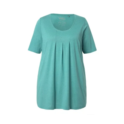 Afbeelding van Ulla Popken Tshirt basic, Dames, Maat: 50/52, Green