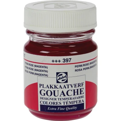 Afbeelding van Talens plakkaatvef Extra Fijn flacon van 50 ml, permanentroze (magenta) plakkaatverf