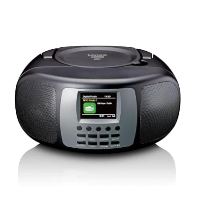 Afbeelding van Lenco SCD 860BK Draagbare DAB+/FM radio met Bluetooth®, CD speler en groot LCD kleurendisplay