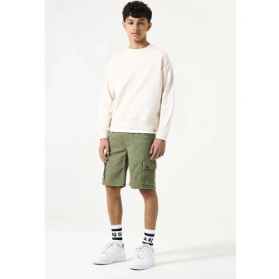 Afbeelding van GARCIA Cargo Short Effen Groen/dessin 176