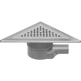 Afbeelding van Easy Drain Aqua Plus Delta rooster rvs MSI 6
