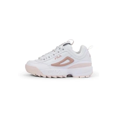 Afbeelding van Fila Disruptor Sneakers laag, Dames, Maat: 40, White/mauve chalk Pu