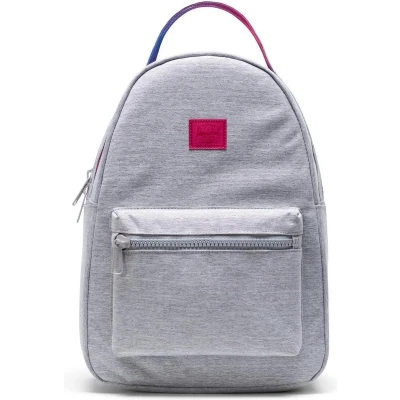 Afbeelding van Herschel Nova Small Light Denim Crosshatch/Sunrise Rugzak 14L Opbergruimte Tijdloos en Praktisch Design voor Mannen Vrouwen Grijs