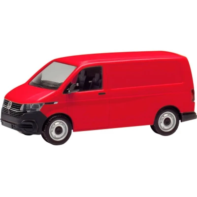 Afbeelding van Herpa 096799 002 H0 Auto Volkswagen T6.1 box, kersenrood