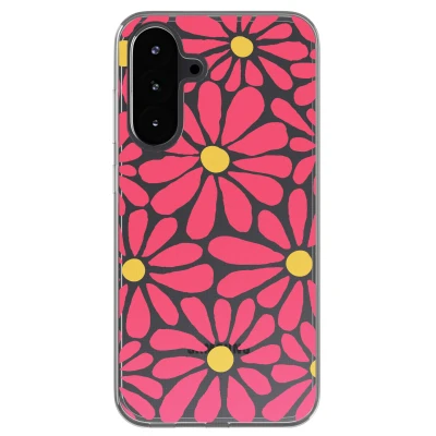 Afbeelding van imoshion hoesje Geschikt voor Samsung Galaxy A36 Design Dusty Rose Flowers Connect