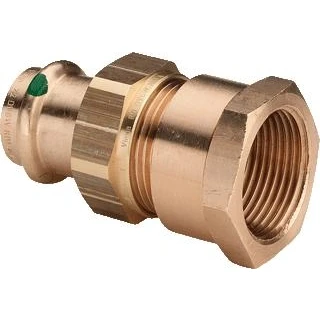 Afbeelding van Profipress overgangsschroefkoppeling brons 15 mm pers x 3/4&quot; bi.dr.