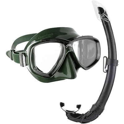 Afbeelding van Cressi Perla Mare snorkelset Combo masker en voor snorkelen zwemmen