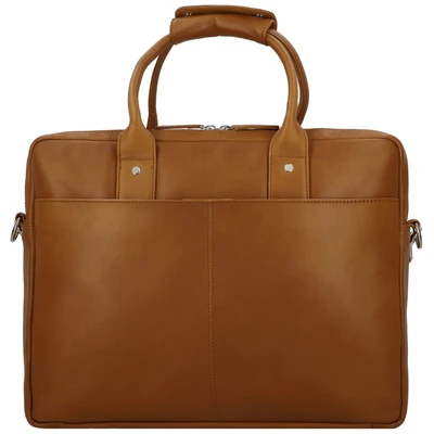 Afbeelding van Dermata Aktetas, Maat: One Size, Cognac
