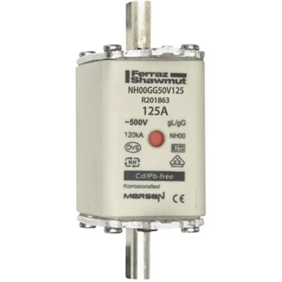 Afbeelding van mespatroon 125A NH00 per 3 stuks