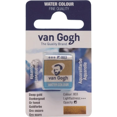 Afbeelding van Aquarelverf 803 Donkergoud van Gogh Napje