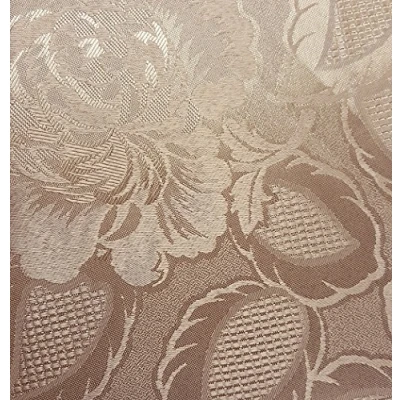 Afbeelding van Emma Barclay Damask Rose tafelkleed, Latte, 50 x 70 Inch