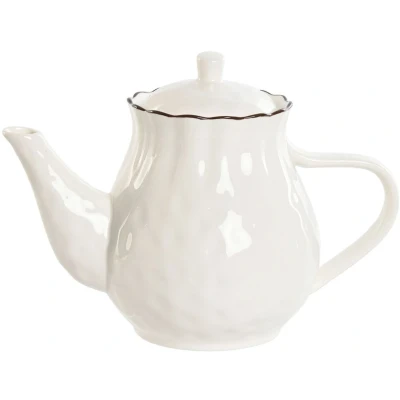 Afbeelding van Theepot Home ESPRIT Wit Bruin Porselein 1 L