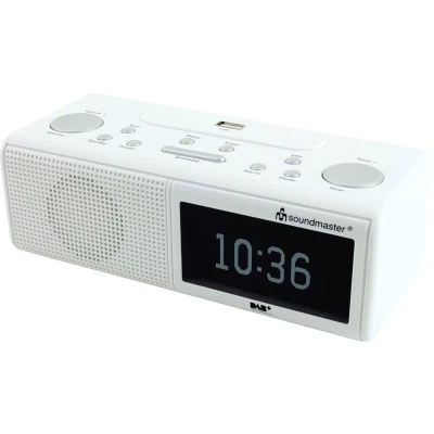 Afbeelding van Soundmaster UR8350WE Digitale wekkerradio, DAB+/FM met USB