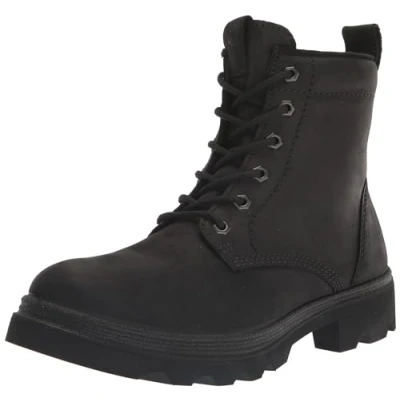 Afbeelding van ECCO Grainer W 6IN WP Veterboots, Dames, Maat: 40, Black Nubukleer