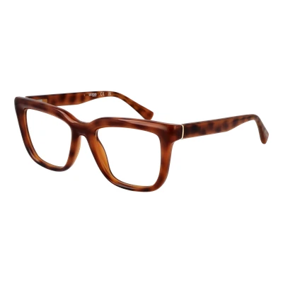 Afbeelding van Guess Unisex GU50151 053 Montature da vista Iniettato Havana Squadrata Normale