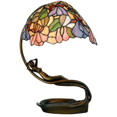Afbeelding van Clayre&amp;Eef Exclusieve tafellamp Eve in Tiffany stijl