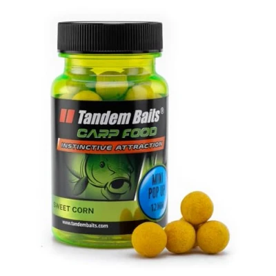 Afbeelding van Tandem Baits Karpervoer Visvoer Pop Ups Boilies Zig Rig Chod Haak aas Carp Food Perfection Mini Up 12 mm 30 g Suikermaïs