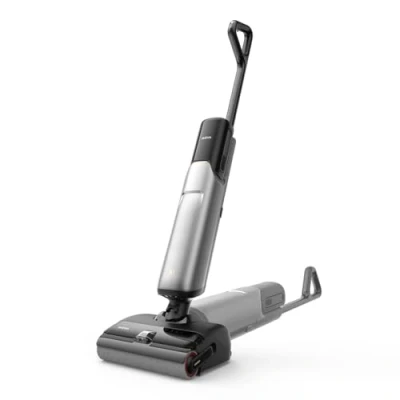 Afbeelding van Mova X4 Pro nat droogzuiger, dweilen met heet water, klitvrij, 100 C zelfreinigend, zuigkracht van 20 kPa, induwbaar station, LED borstelkop twee randen, slimme zuigkrachtregeling
