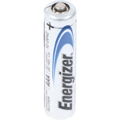Afbeelding van Energizer L92 lithiumbatterij AAA, 1,5 volt 1260 mAh dubbele blister