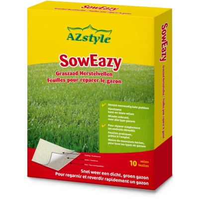 Afbeelding van Ecostyle Soweazy Graszaad Herstelvellen Graszaden 10 63 g stuks Voor Alle Type Gazons