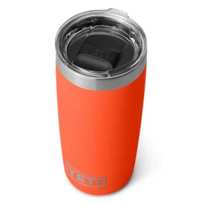 Afbeelding van YETI Rambler Tumbler, Vacuum Insulated Stainless Steel Tumbler with Magslider Lid, Papaya, 10 oz (296 ml)