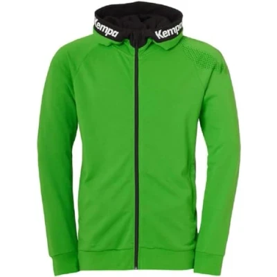 Afbeelding van Kempa Core 26 Hood Jacket heren jongens capuchonjas trainingsjack sweatshirt hoodie pullover met capuchon handbal volleybal indoor gym fitness