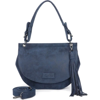 Afbeelding van Fritzi aus Preußen Schoudertas Vintage Fritzi41 Hobo True Blue Blauw