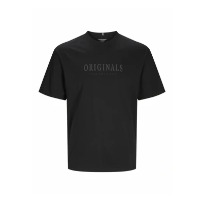 Afbeelding van Jack &amp; Jones Jorfrederiksberg TEE CREW NECK NOOS Tshirt print, Heren, Maat: Small, Black