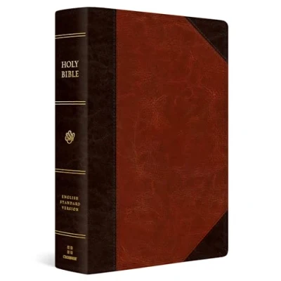 Afbeelding van ESV Super Giant Print Bible: English Standard Version, Brown/cordovan, Trutone, Portfolio Design,