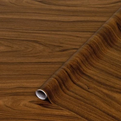 Afbeelding van d c fix Zelfklevende Decoratiefolie Notenhout bruin 45x200 cm