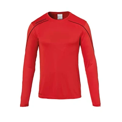 Afbeelding van Uhlsport Stream 22 Voetbalshirt Lange Mouw Heren Rood / Zwart Maat: 3XL