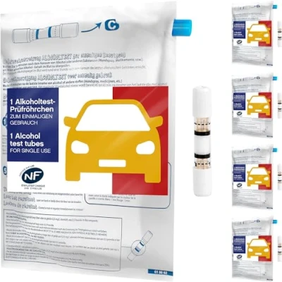 Afbeelding van ACE Alcohol Test Ballonnen 5 stuks Wegwerp NF Gecertificeerd in Frankrijk