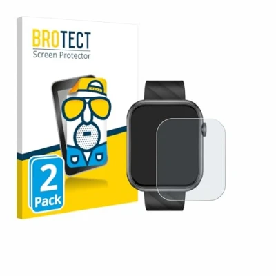 Afbeelding van BROTECT Entspiegelungsfolie Displayschutz Displayschutzfolie Folie Matt, Smartwatch beschermfolie, Zwart