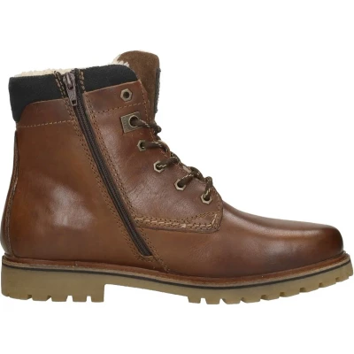 Afbeelding van Bugatti Panther comfort Veterschoenen Hoog donkerbruin Maat 40