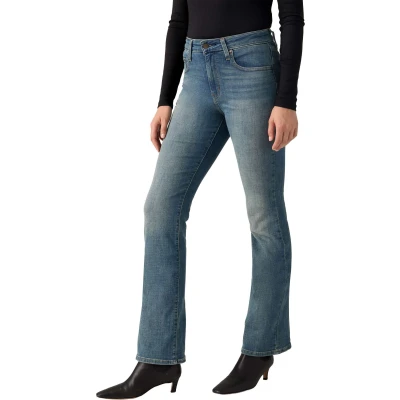 Afbeelding van Levi&#039;s 725 High Rise Bootcut MED Indigo Worn IN, Lapis Speed, 28W x 34L