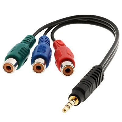 Afbeelding van jack kabel 3.5mm Component naar 0.24 m Delock