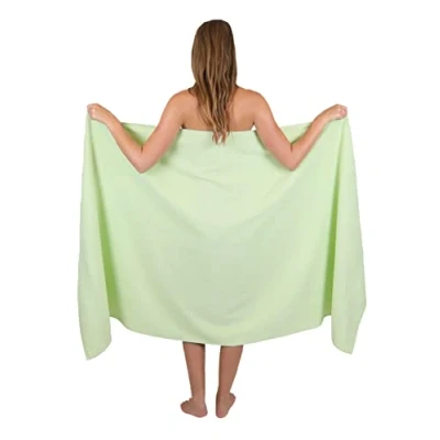 Afbeelding van Betz Palermo Badhanddoek, groot, XXL, 100 x 200 cm, badhanddoeken, saunahanddoek, 100% katoen, kleur groen