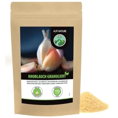 Afbeelding van gegranuleerde knoflook (1kg), knoflook, gemalen 100% natuurlijk van zacht gedroogde zonder toevoegingen, veganistisch