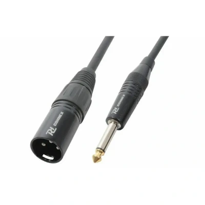Afbeelding van PD Connex XLR Male 6.3mm Mono jack kabel 1.5 meter