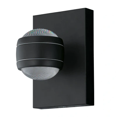 Afbeelding van EGLO wandlamp Sesimba LED 2 lichts 94848 zwart