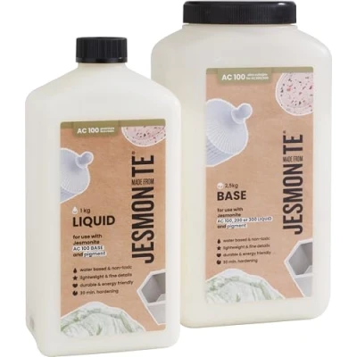 Afbeelding van Jesmonite AC100 BOX DUOSET 500ml Liquid &amp; 1250gr Base NL