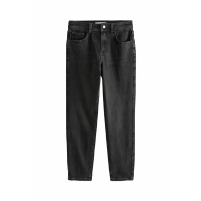 Afbeelding van Next Jeans Tapered Fit, Dames, Maat: 36, Washed black