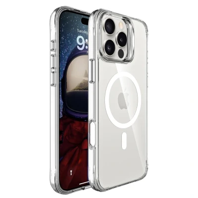 Afbeelding van Apple iPhone 16 Pro MagSafe Hoesje Kunststof imoshion Backcover/Hardcase Transparant Telefoonhoesje Shockproof/Valbescherming