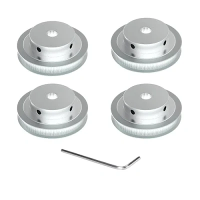 Afbeelding van Super Print GT2 Pulley Katrol 80 Teeth Tanden bore 5mm 6mm Width Timing Belt Aluminum 80T Wheel for Voron 2.4 3D Printer,CNC (4pcs)