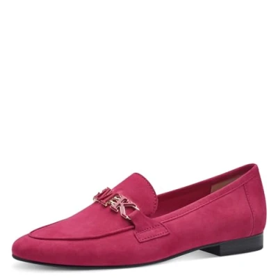 Afbeelding van Marco Tozzi Instappers, Dames, Maat: 40, Pink Leer