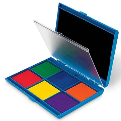 Afbeelding van Learning Resources Jumbo 7 Kleur Inkt Stempel Pad